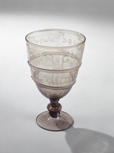 Goblet by Jacopo Verzelini, 1586 by English School